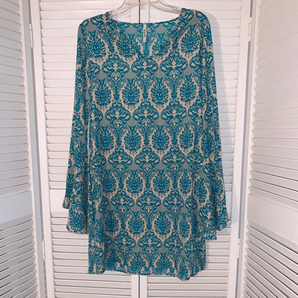 Gorgeous Rachel Kate Damask/ Paisley Dress